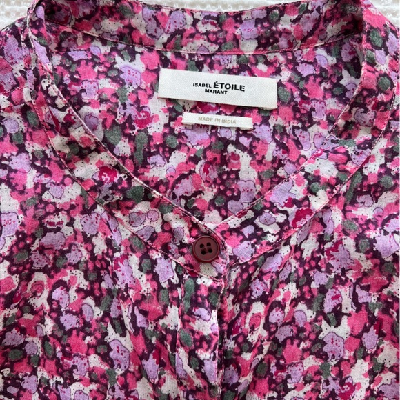 Isabel Marant Etoile Maria Blouse Pink. Size 36 FR /4 US - Picture 3 of 7